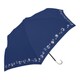 10579 レディース 折畳傘 晴雨兼用 ネイビー 50cm