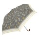 10582 レディース 折畳傘 晴雨兼用 ブラック 50cm