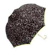 33771 レディース 長傘 晴雨兼用 グレー x ライトグリーン 58cm