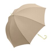 33774 レディース 長傘 晴雨兼用 ベージュ 58cm