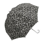 33775 レディース 長傘 晴雨兼用 ブラック 58cm