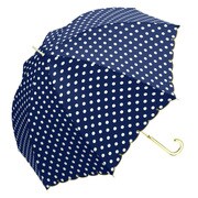 38636 レディース 長傘 晴雨兼用 ネイビー 58cm