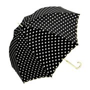 38638 レディース 長傘 晴雨兼用 ブラック 58cm