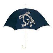 39942 レディース 長傘 晴雨兼用 ネイビー 58cm