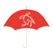 39943 レディース 長傘 晴雨兼用 レッド 58cm