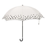 39656 レディース 折畳傘 晴雨兼用 オフホワイト 50cm