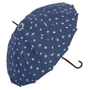 34100 レディース 長傘 ネイビー 55cm