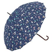 34105 レディース 長傘 ネイビー 55cm