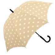 34117 レディース 長傘 ベージュ 60cm
