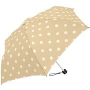 34127 レディース 折畳傘 ベージュ 55cm