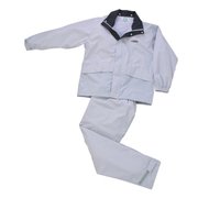 #01829-SIL-4L メンズ 上下スーツ シルバー 4L