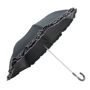 PT-1523 レディース 折畳傘 晴雨兼用 ブラック 47cm
