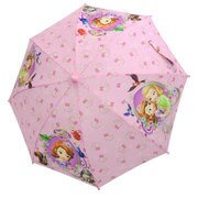 3714 ちいさなプリンセス ソフィア 転写プリント 子供傘 長傘 45cm ピンク