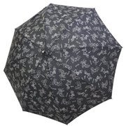 477 ディズニー 子供用 ショートスライド 晴雨兼用傘 47cm ブラック