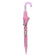 3710 ディズニー プリンセス転写プリント 子供傘 50cm ピンク