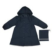 141130 ガールズ レインコート ネイビー 130cm