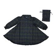 144110 ガールズ レインコート グリーン 110cm