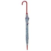 1553 ガールズ 長傘 ストライプブルー 55cm