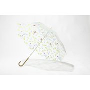 WH15SS-074 レディース 長傘 ブルーxグリーン 60cm