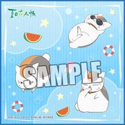夏目友人帳 マイクロファイバーミニタオル 青 [キャラクターグッズ]