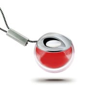 小型Bluetooth スピーカー レッド クリスタルキュー