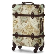 ABS芯材 地図柄 4輪トランクキャリー RENAISSANCE(ルネサンス) 旅行日数目安:2~3泊 40L 7016-55BR