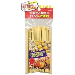 おやつDEっSE 竹製たこ焼き串 13.5 100本 D-404