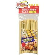 おやつDEっSE 竹製たこ焼き串 13.5 100本 D-404