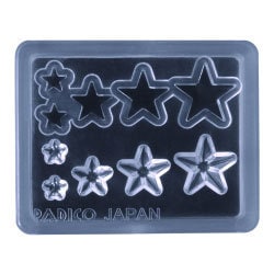 401012 [透明樹脂ねんど用の抜き型 ジュエルモールドミニ スター]