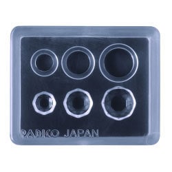 401013 [透明樹脂ねんど用の抜き型 ジュエルモールドミニ ジュエリーカットサークル]