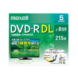 ヨドバシ.com - マクセル Maxell DRD215WPE.5S [録画用DVD-R DL 2-8