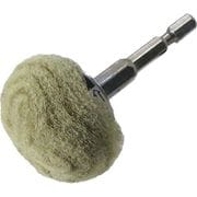 インパクト用 軸付きのこユニロン 【6.35mm軸】 φ50×30×6.35 細目#320 KU5011N