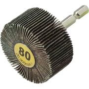 インパクト用 軸付フラップホイール 【6.35mm軸】 φ50×25×6.35 A#80 HUFN505