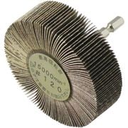インパクト用 軸付フラップホイール 【6.35mm軸】 φ80×25×6.35 A#120 HUFN807