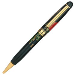輪島塗 蒔絵 雅風 ボールペン 牡丹 AX-8801
