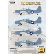 F4F-4 ワイルドキャット パート1 空母搭載機 [1/72 デカールシリーズ]
