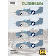 F4F-4 ワイルドキャット パート2 ガダルカナル基地 [1/72 デカールシリーズ]