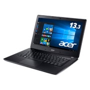 Aspire V13/13.3型/Core i3-6100U/HDD500GB/メモリ4GB/ドライブレス/Windows10 Home64ビット/KINGSOFT Office 2013 Standard/スティールブラック V3-372-N34D/K