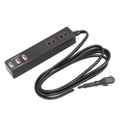 USB充電 3ポート AC2個口 タップ ブラック TAP-U001-20BK