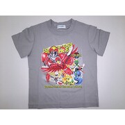 68117 動物戦隊ジュウオウジャー Tシャツ 120cm グレー [キャラクター衣料]