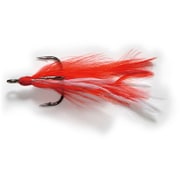 SLOWL FEATHER HOOK #2 レッド/ホワイト