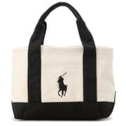 959035A [ASHLEY SCHOOL TOTE SM - IVORY/BLACK]