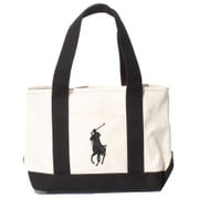 959038A [BRISTOL SCHOOL TOTE MD - IVORY/BLACK]