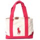 959040A [BRISTOL SCHOOL TOTE MD - IVORY/RED]