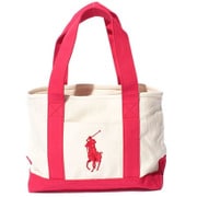959040A [BRISTOL SCHOOL TOTE MD - IVORY/RED]