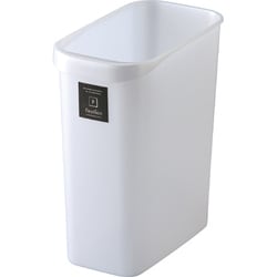 ゴミ箱 12L メタリックホワイト フレクション 角型