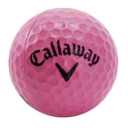 Soft Flight Balls w/Hex pattern-9/pack-Pink [練習用ゴルフボール]