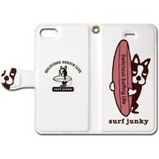 サーフジャンキー 手帳型ケース iPhone SE Surf016