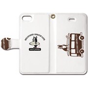 サーフジャンキー 手帳型ケース iPhone SE Surf018