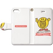 Sunday graphica 手帳型ケース iPhone SE Surf010
